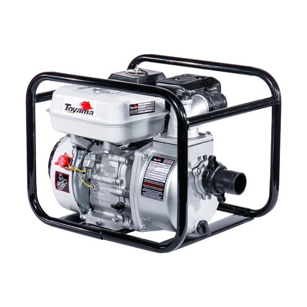 Motobomba a gasolina Toyama TWP50SH-GII com quadro tubular preto