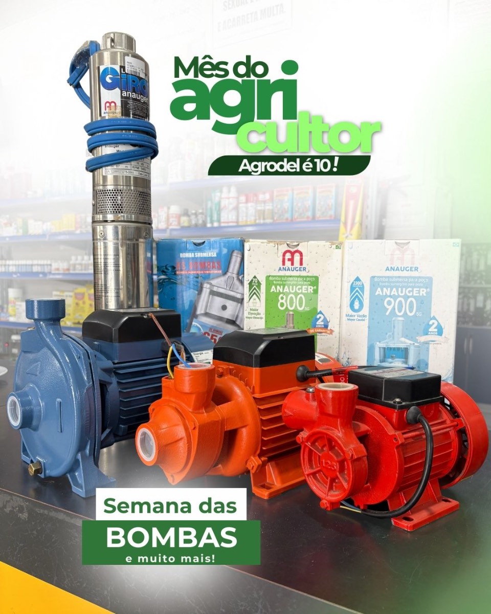 Semana das bombas: bombas d'água e submersas em oferta