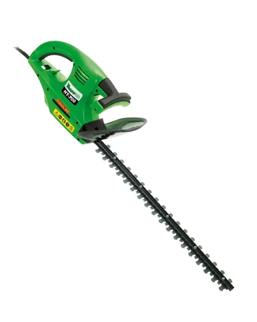 Podador de cerca viva elétrico verde