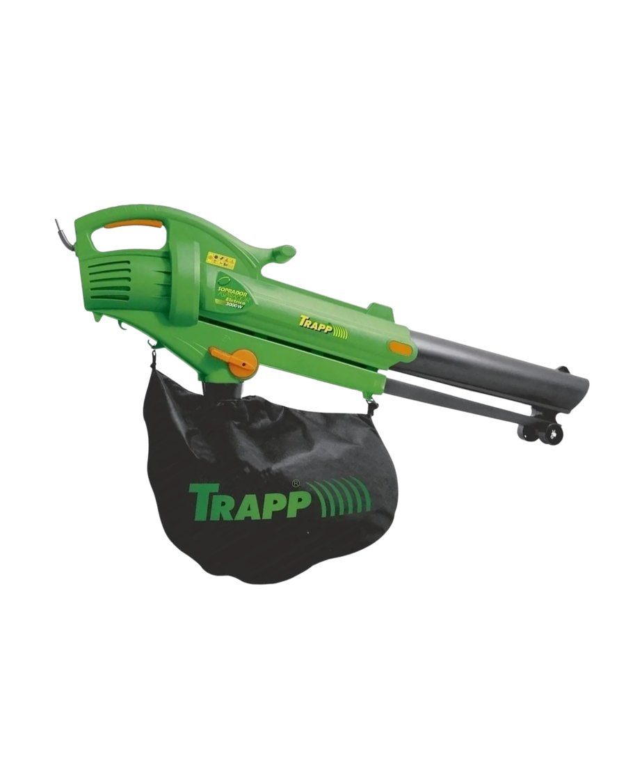 Soprador e aspirador de folhas TRAPP verde com saco coletor